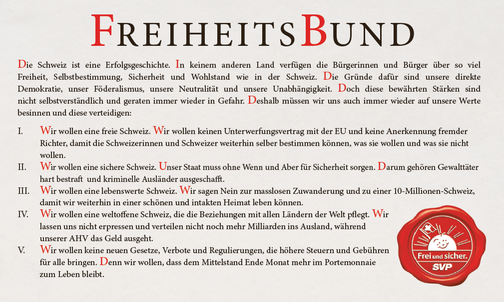 Wahlversprechen