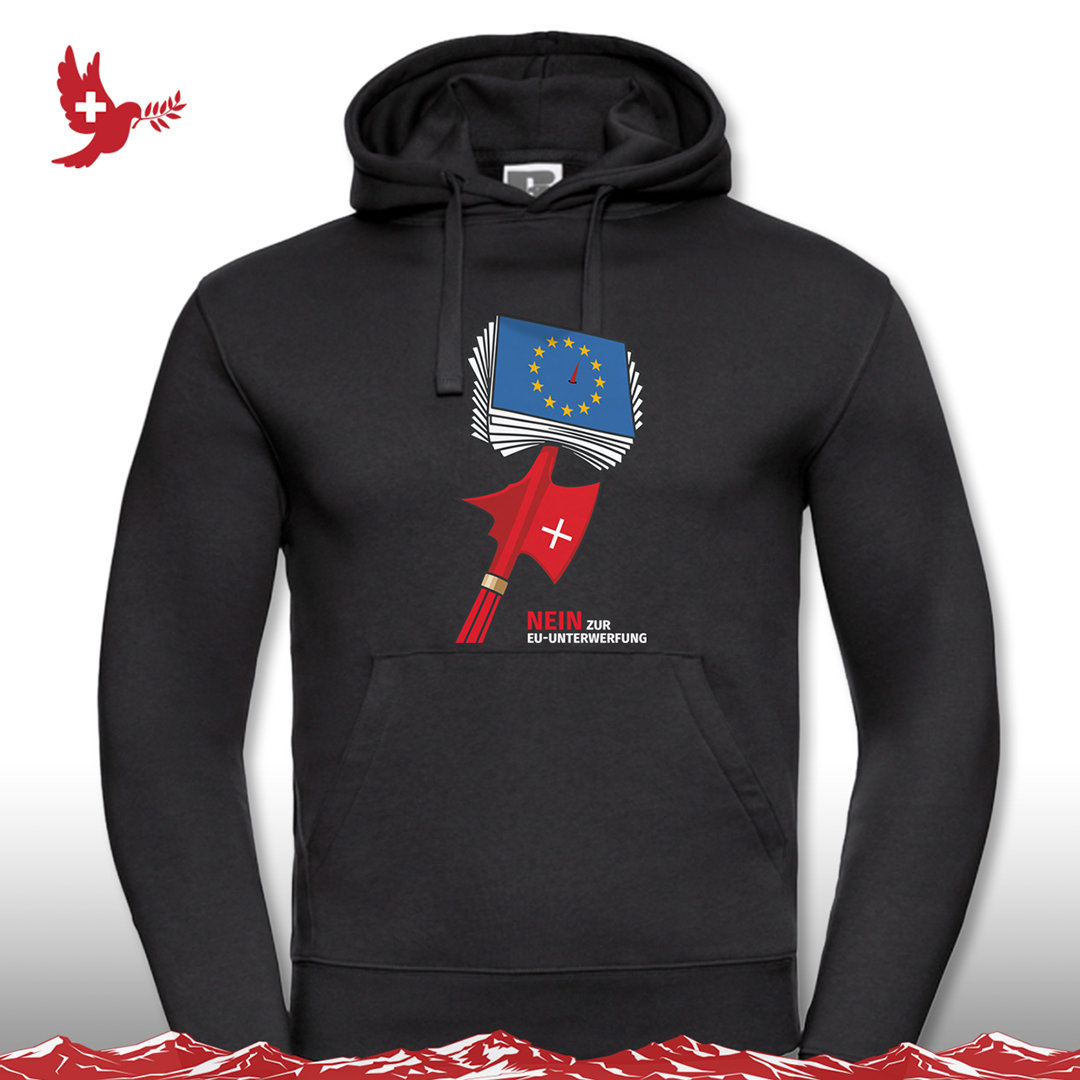 Kat SVP Hellebarde Hoodie negativ