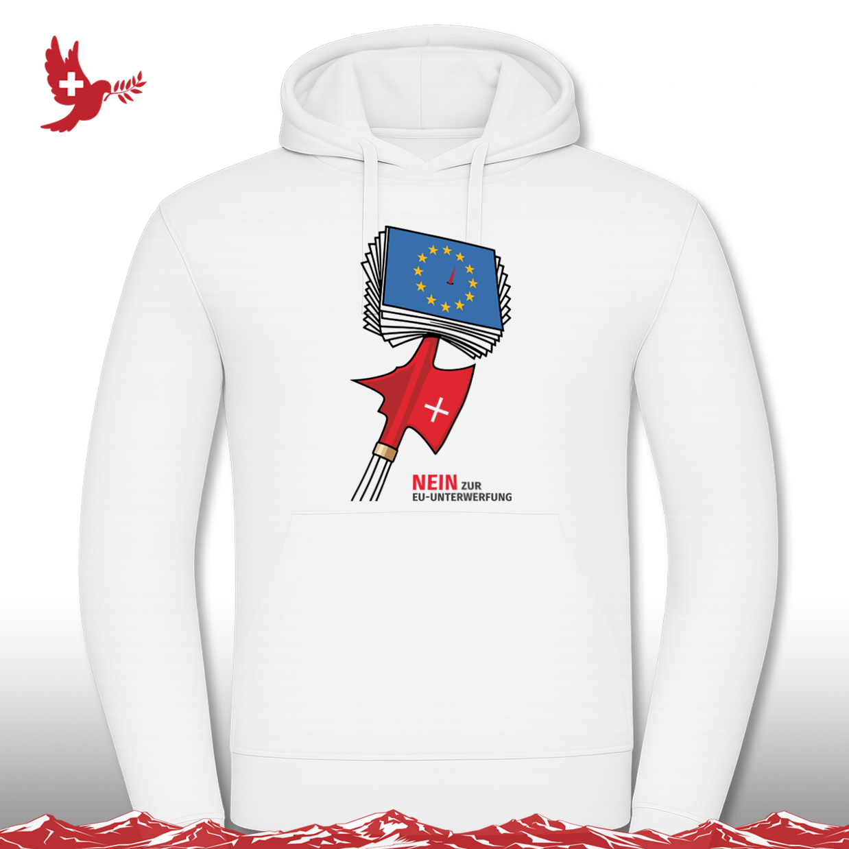 Kat SVP Hellebarde Hoodie positiv